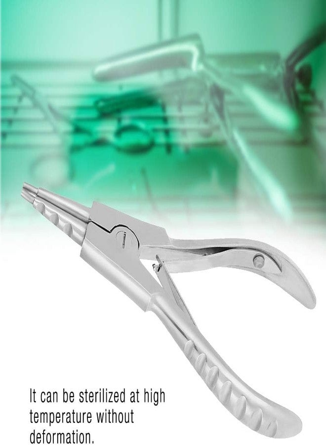 SHIELD PLUS Ring Opening Pliers, Cimenn Body Piercing Kits Ear Nose Lip Navel Tongue Septum Forcep Clamp Pliers Tool, Precision Circlip Pliers Retaining Clip Pliers Solid Spring Removal Tool - Image 4